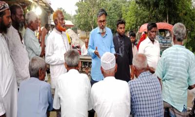 আক্কেলপুরে এমপি প্রার্থী আব্বাস আলীর পক্ষে বিএনপির গণসংযোগ
