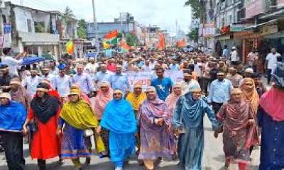 জয়পুরহাটে স্বেচ্ছাসেবক দলের ৪৫তম প্রতিষ্ঠাবার্ষিকী