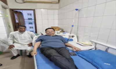 বিএনপি নেতা এডভোকেট শিমুল বিশ্বাসকে হাসপাতালে দেখতে যান আব্বাস আলী